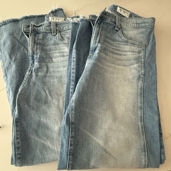 Ag saige wife leg panel crop jeans size 28
( i have two pair for sale ) - Picture 8 of 11